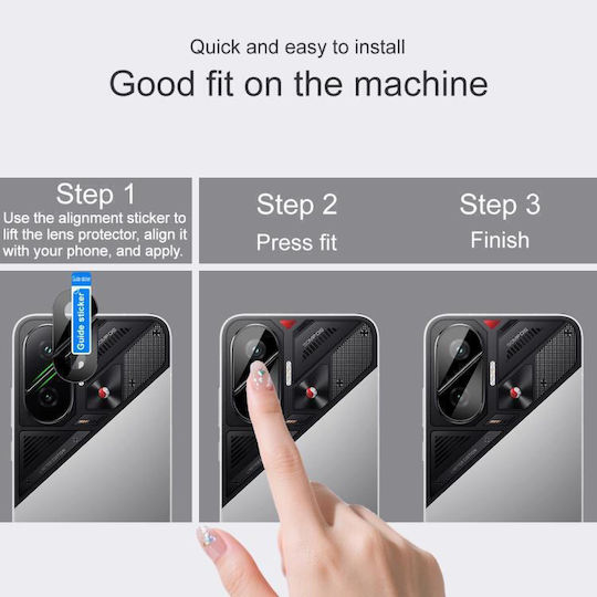 Camera Protection Tempered Glass Black for the Xiaomi Poco F7