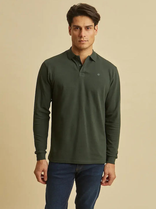 Polo Long Sleeve Blouse Green