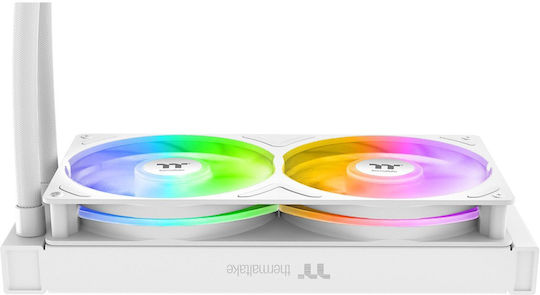 Thermaltake TH240 V3 ARGB Sync AIO v3 Υδρόψυξη AIO CPU με 2 Ανεμιστήρες 120mm Λευκή