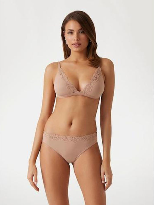 Eveline Women's Brazil with Lace Ibex Light Brown
