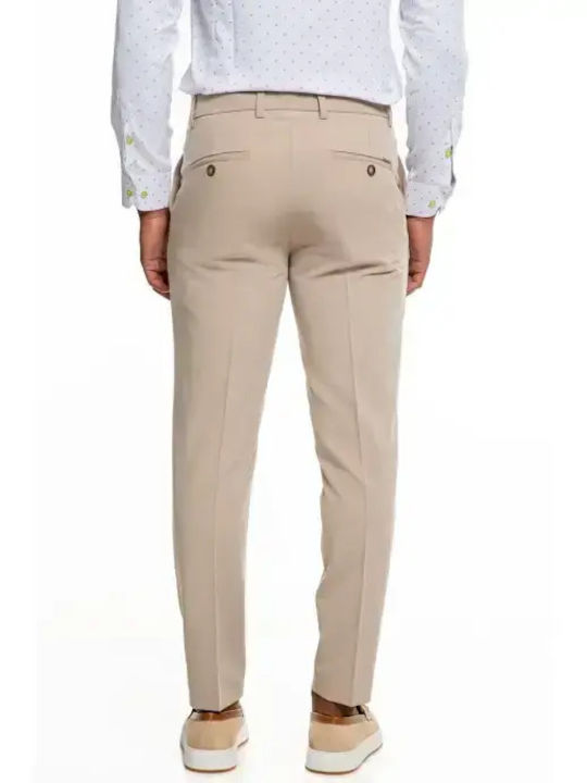 Textil Pantaloni Elastic Beige
