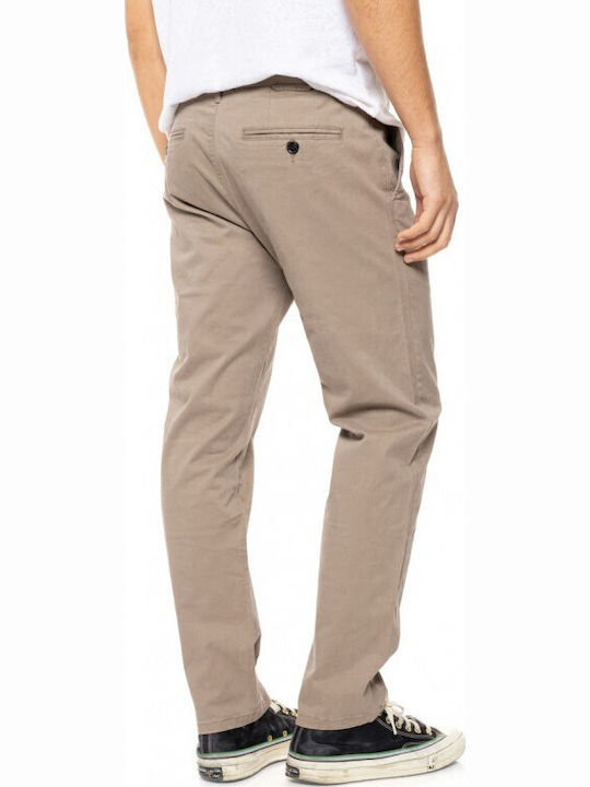 Pantaloni Chino Elastic Fango