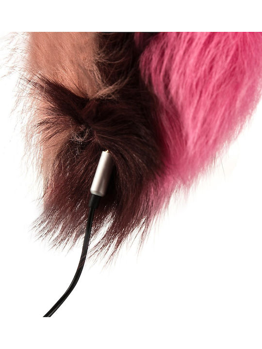 Γυναικείο Earmuff Πλεκτό σε Ροζ χρώμα