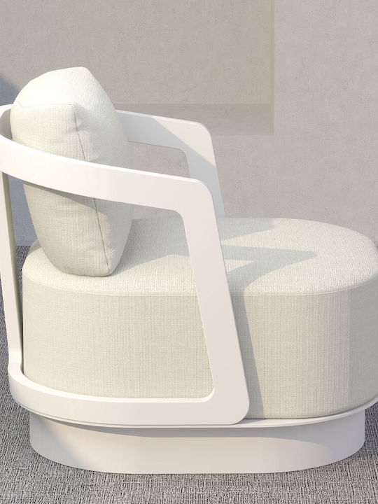 Garden & Outdoor Furniture Sets Living Room Set Torre 4 Pieces Off White