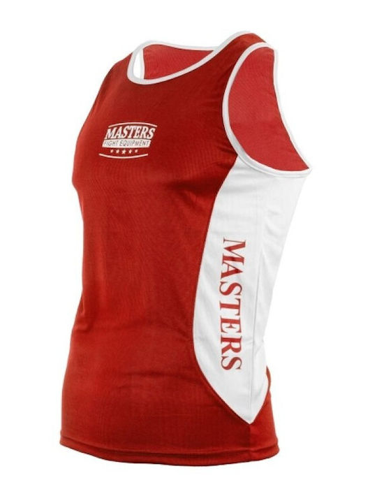 Sport Masters Ανδρική Κοντομάνικη Μπλούζα 04804-02XS για Boxing Κόκκινη