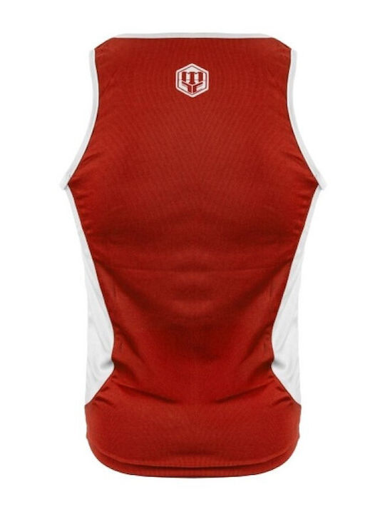 Sport Masters Ανδρική Κοντομάνικη Μπλούζα 04804-02XS για Boxing Κόκκινη