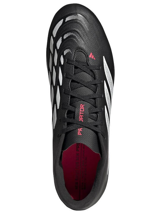 adidas Predator Club FG/MG Ghete Fotbal cu crampoane Negre