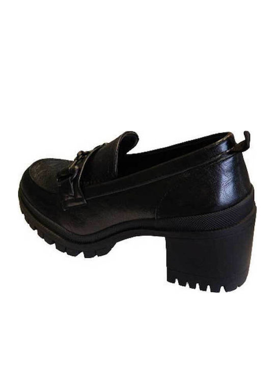Mocasini dama în culoarea Negru