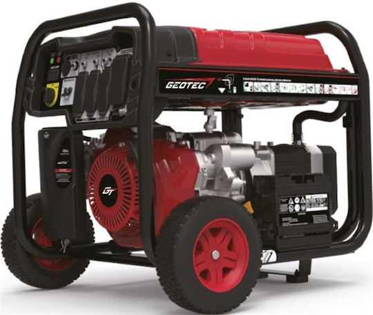 Geotec GTD-9500 Τριφασική Γεννήτρια Πετρελαίου Τετράχρονη με Ηλεκτρική - Αυτόματη Μίζα, Ρόδες και Μέγιστη Ισχύ 9.5kVA