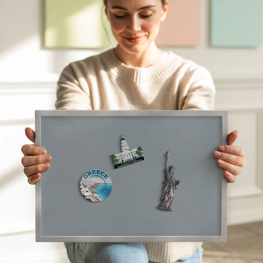 Tulup Табло за съобщения Магнит 80x60см