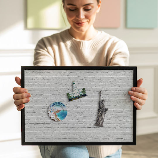 Tulup Табло за съобщения Магнит 80x60см