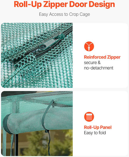 Vevor ZZBHZ1PCS144OHU8N001V0 Greenhouse Cover 3.56x1.2x1.94m