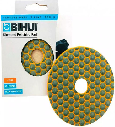 Bihui Diamond Polishing Pad Δίσκος Λείανσης Δομικών Υλικών 100mm P200