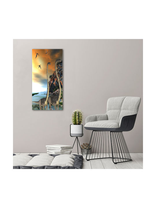 Decorative Canvas Wall Art Suitable For Any Room Dinosaurs 50x100 Cm