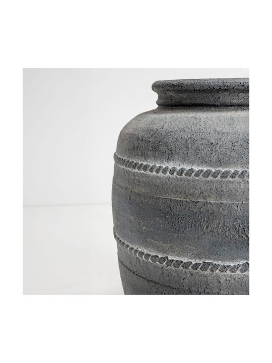 InTheBox Πιθάρι Γκρι 35x35x46εκ.