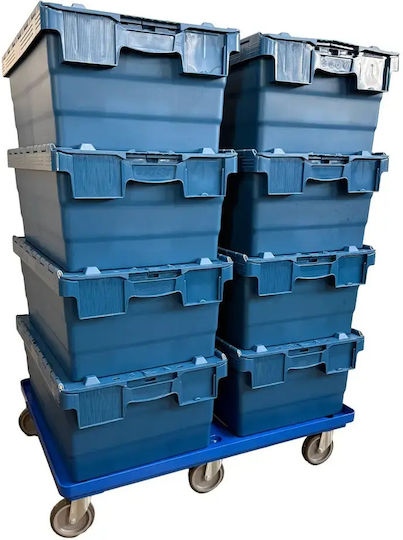 Green City International Platform Trolley for Weight Load up to 400kg Blue