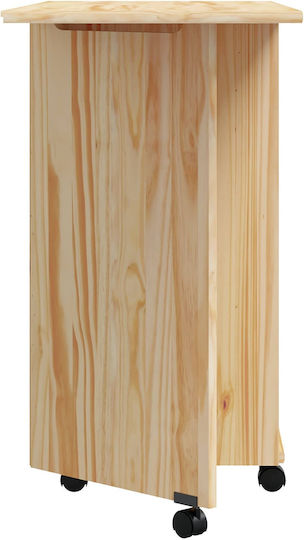 Schreibtisch Moss Holz Transparentes Lack 105.5x39x74.5cm