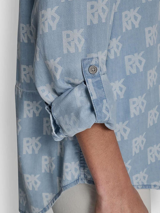 Women's Long Sleeve Shirt Light Blue