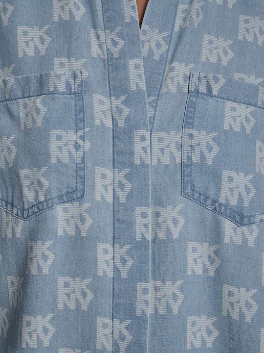 Women's Long Sleeve Shirt Light Blue