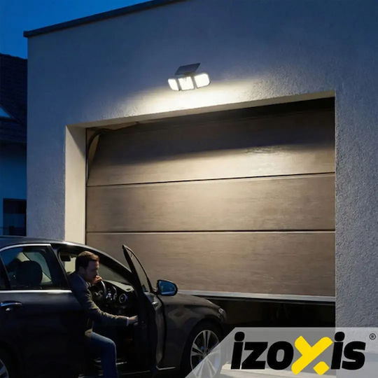 Izoxis Solar Light 1.5W 500lm with Motion Sensor, Photocell and Remote Control IP65 26.5cmx12cmx12cmcm