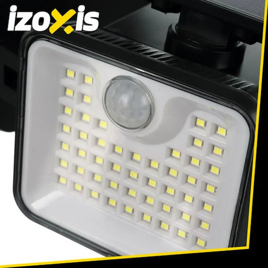 Izoxis Straßen-Solarleuchte 8W mit Bewegungssensor und Fotokontakt IP65 33cmx12.3cmx10.2cmcm