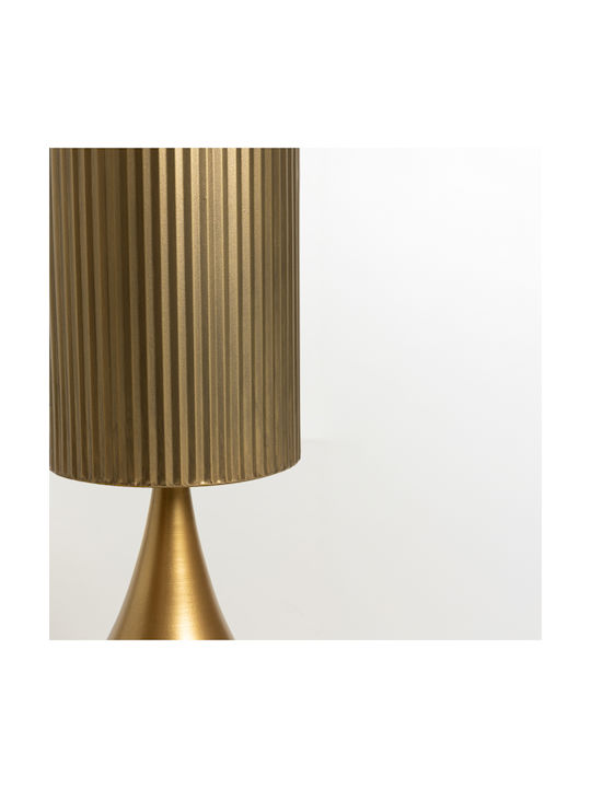 InTheBox Metal Lampă de masă cu Abajur Maro și Bază