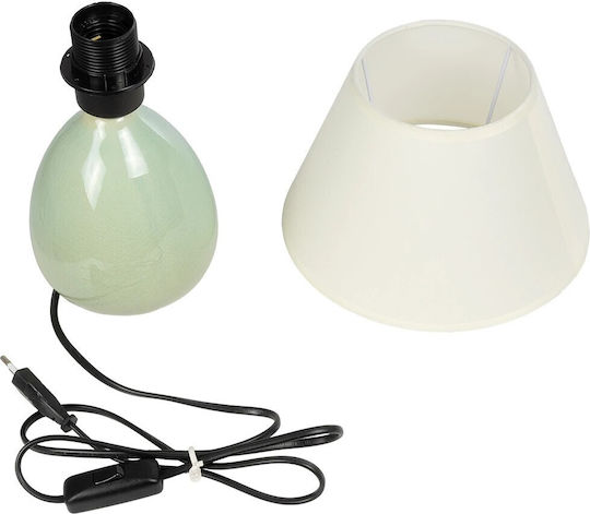 GloboStar Cesta Table Lamp for Socket E27 with Black Shade and Base