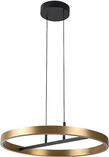 Rabalux 72221 Κρεμαστό Φωτιστικό Οροφής Led Thric Led 42w 230v Χρυσαφί