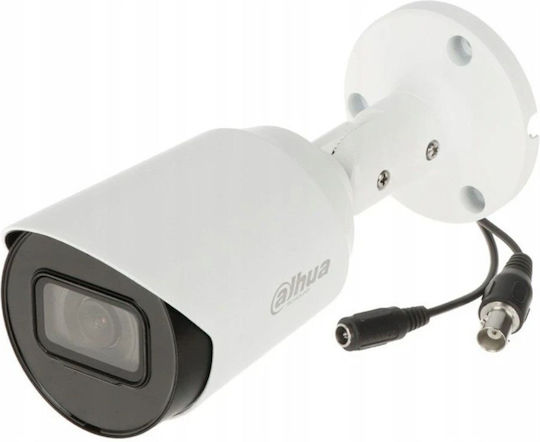 Dahua DH-HAC-HFW1500TP-0280B-S2 CCTV Камера за наблюдение Full HD+ 5MP Водоустойчива с Двупосочна Комуникация и Обектив 3.6мм Подходяща за Контакти Тип за Англия