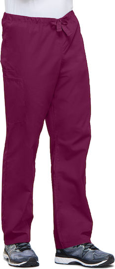 Cherokee Originals Unisex Burgundy Medical Pants Cotton and Polyester