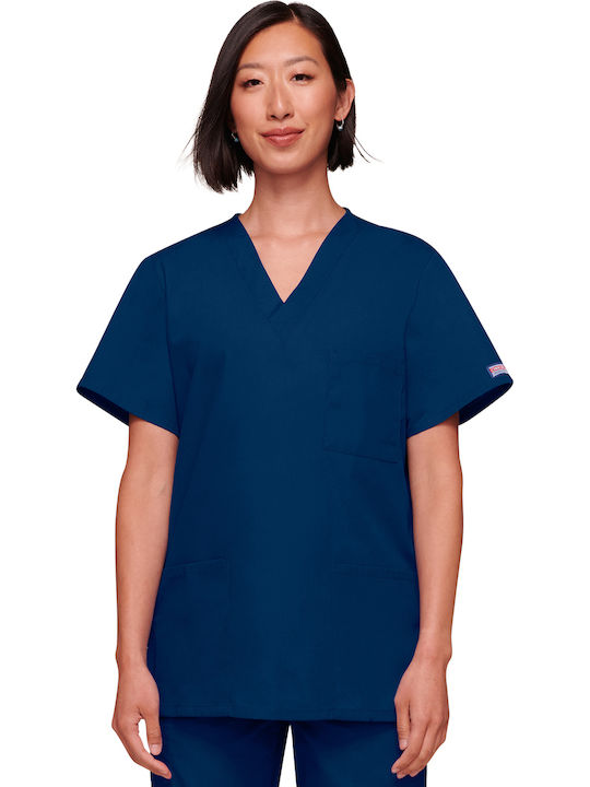 Работна Риза За Здравни Работници Unisex Cherokee Workwear Originals Тъмносин