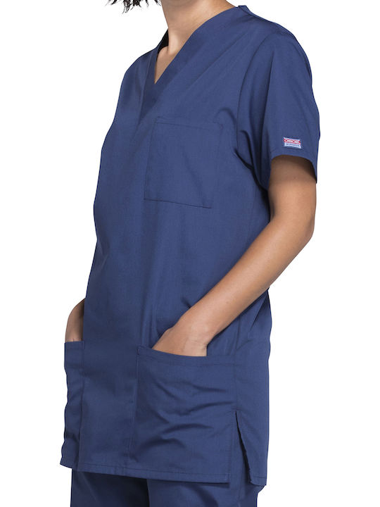 Работна Риза За Здравни Работници Unisex Cherokee Workwear Originals Тъмносин