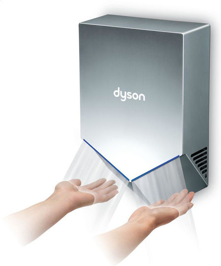 Dyson Handtrockner Airblade V Rostfrei 79dB mit Sensor in Inox Farbe 1kW 307170-01