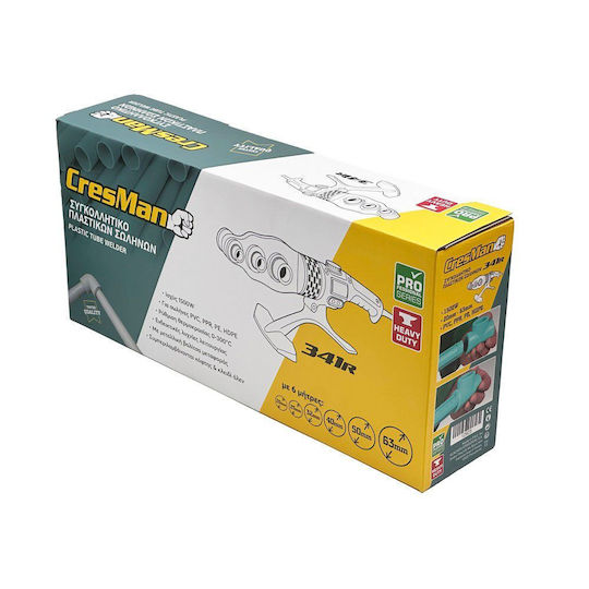 Plastic Pipe Welding Tool Cresman 1500w 6 Dies 341r 12923