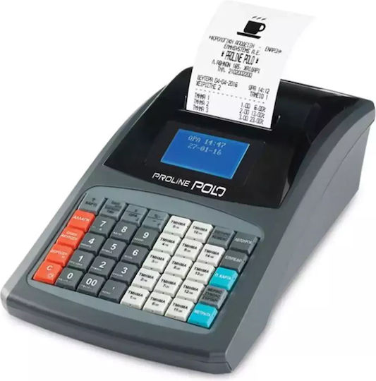 Proline Polo Plus Wifi Ταμειακή Μηχανή χωρίς Μπαταρία σε Γκρι Χρώμα