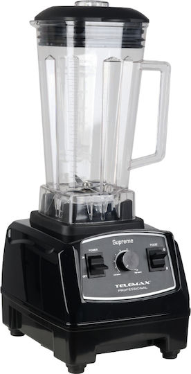 Telemax Commercial Blender 1.5kW Black With Jug Capacity 2lt