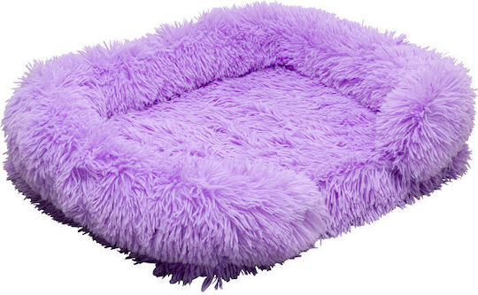 Katzenbett Fluffy Lila Fell Mωβ 50*40*13cm