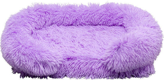 Katzenbett Fluffy Lila Fell Mωβ 50*40*13cm