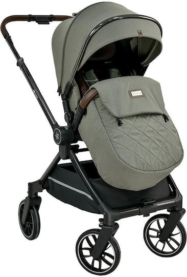 Bebe Stars Mirage 3 In 1 Reglabil 3 în 1 Cărucior pentru copii Potrivit pentru Nou-născut Olive 9.6kg