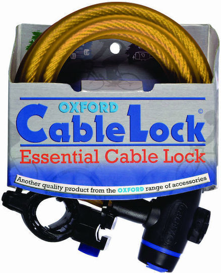 Κλειδαριά Oxford Cable Lock Χρυσή