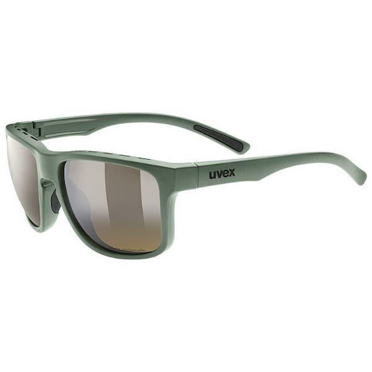 Uvex Ochelari de ciclism cu Montură Verde și Lentile Întuneric