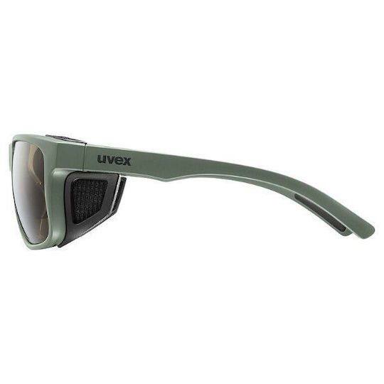 Uvex Ochelari de ciclism cu Montură Verde și Lentile Întuneric