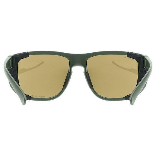 Uvex Ochelari de ciclism cu Montură Verde și Lentile Întuneric