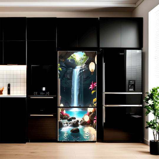 Decor Frigider din Folie Colorată Imprimată Dimensiune 200 X 90cm Model Avx-fr31
