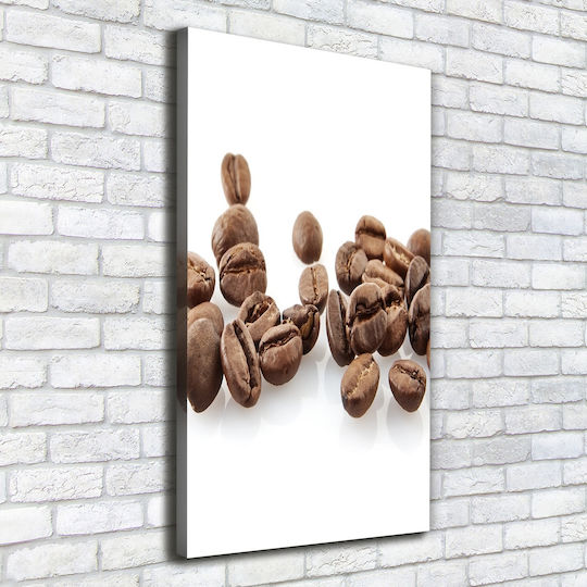 Panou Pânză Interior Spațiu Utilizare Zilnică Boabe Maro 50x100 Cm