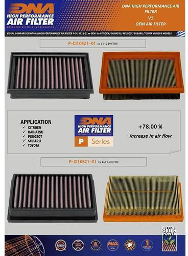 Toyota Aygo X 1.0L 21-24 Dna Air Filter P-ci10s21-01