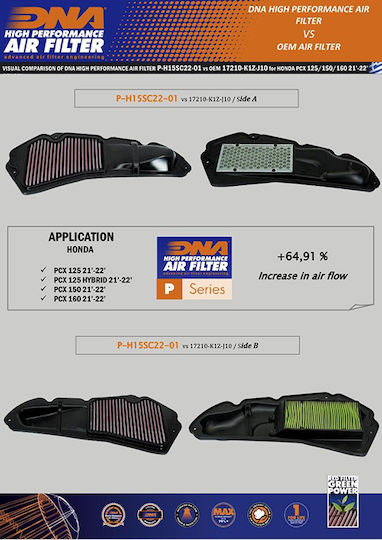 Honda Pcx 150 21-23 Dna Air Filter