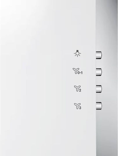 Electrolux Каминен аспиратор 60см Бял