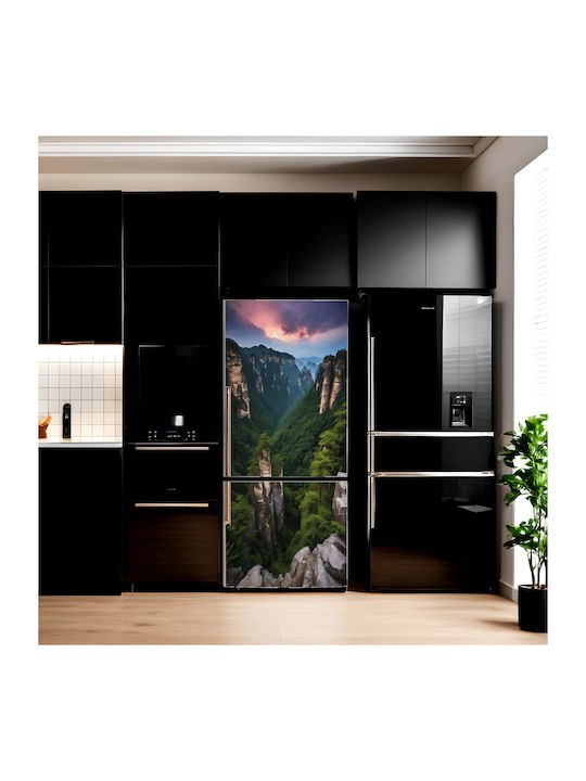 Printed Color Foil Refrigerator Decor Size 200 X 90cm Model Avx-fr11