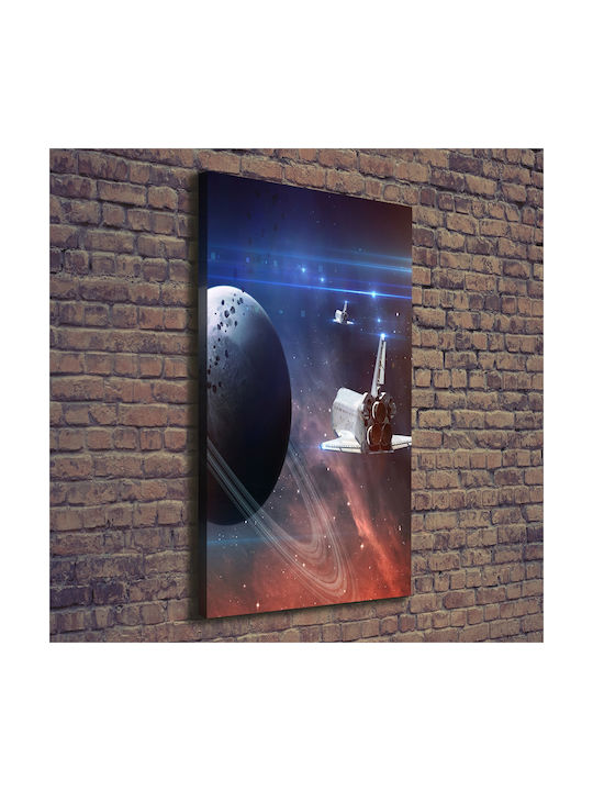 Panou De Perete Din Pânză Proiectat Pentru Decorare Exigentă Navă Spațială 70x140 Cm